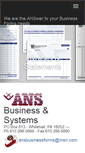 Mobile Screenshot of ans-systems.com